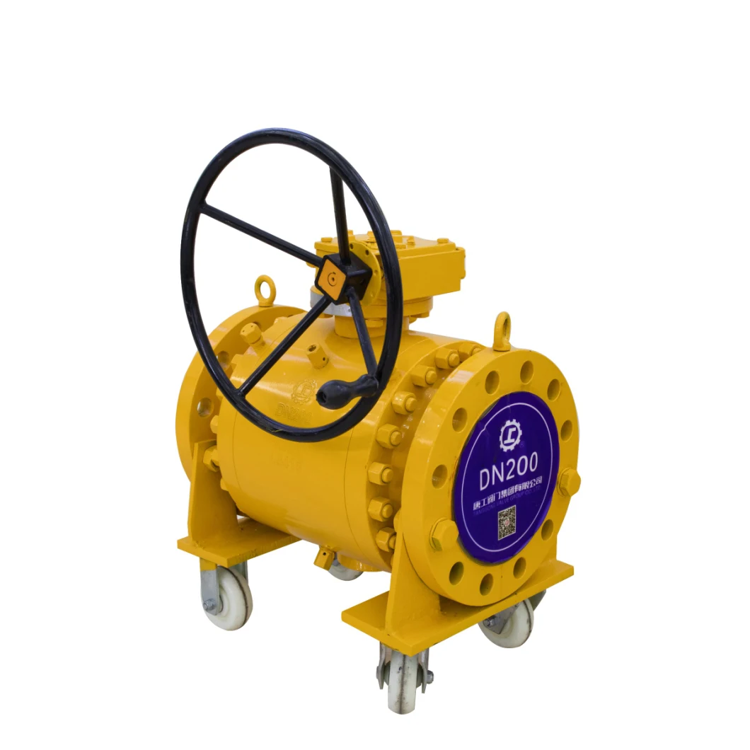 API 607 Fire Safe Design Available Manual Stainless Steel Flange Ball Valve with Pneumatic Actuator